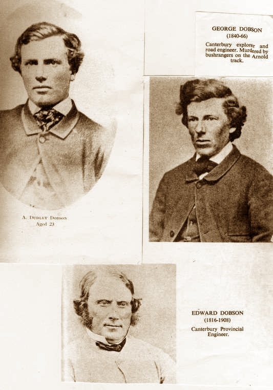 Historical photograph of Edward, Arthur and George Dobson
