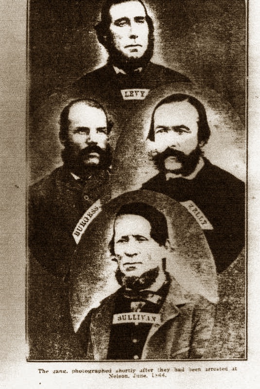 Historical illustration related to the Burgess Gang